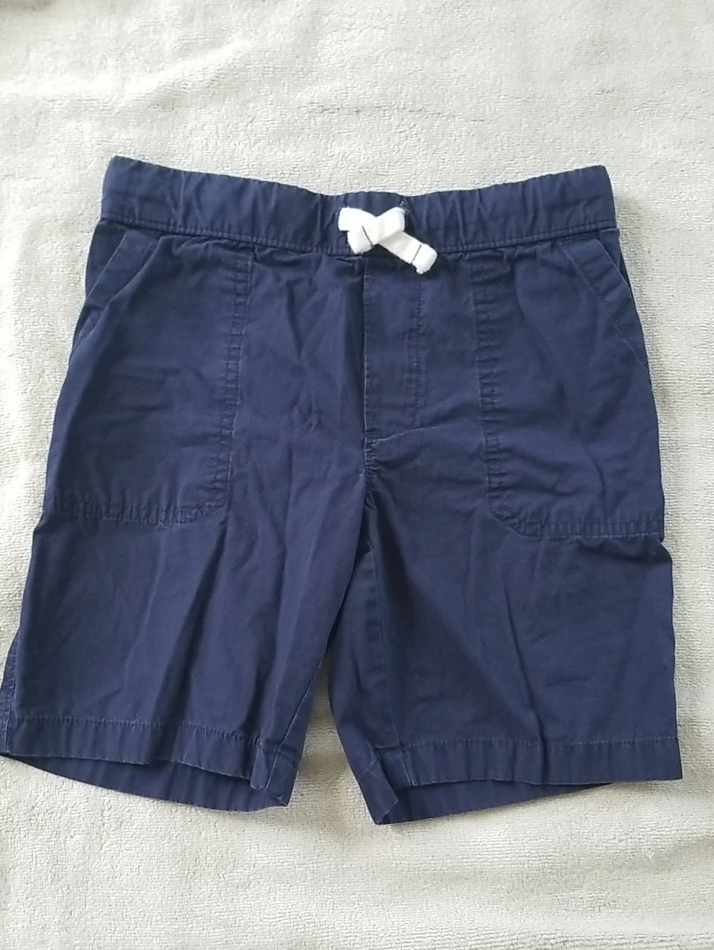 Carters Boys Navy Drawstring Shorts